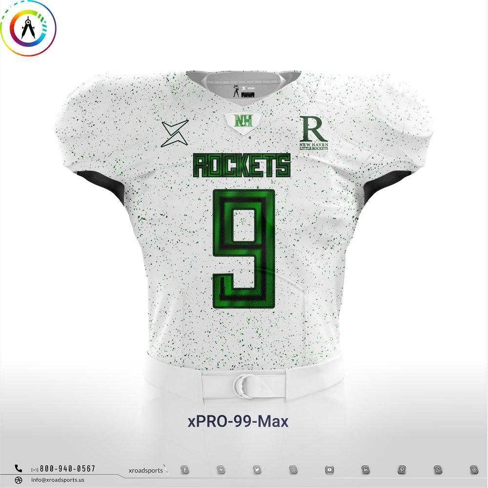Custom design youth cheap price American football jersey uniform sublimated  tackle twill American football shirt